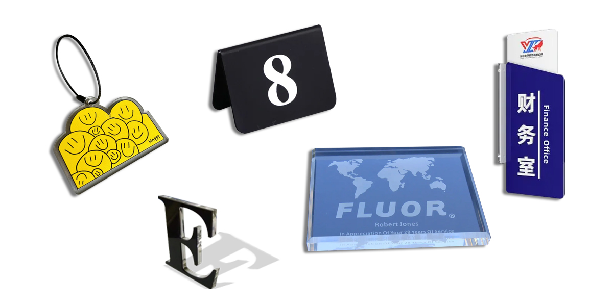 Muestra de acr&iacute;lico